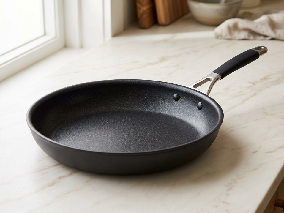 Anolon SmartStack Hard Anodized Nonstick Frying Pan, 12-Inch
