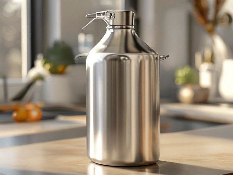 Bar Keepers Friend Cookware Cleanser bottle designed for cleaning stainless steel pots and pans