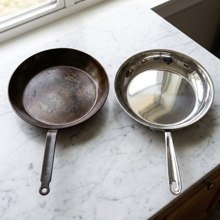 Carbon Steel vs Stainless Steel Pan: Which Earns It?