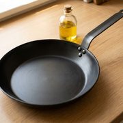 BK Pre-Seasoned Black Steel Carbon Steel 8-Inch Frying Pan