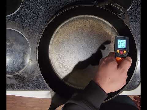 Thermal camera test: cast iron hot spot on an electric coil burner